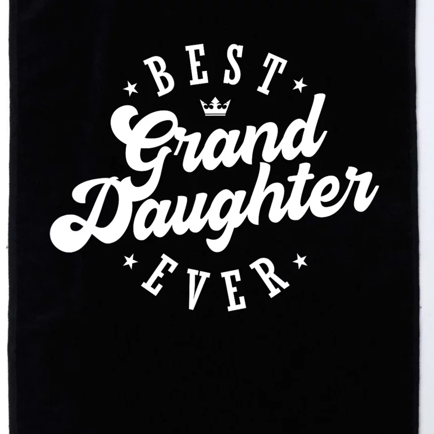 Best Granddaughter Ever Happy Mothers Day Gift Platinum Collection Golf Towel