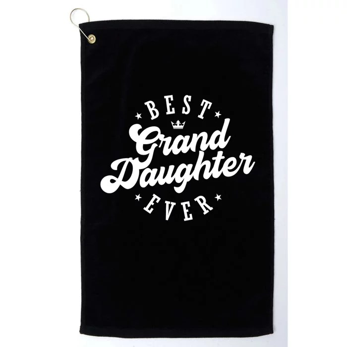 Best Granddaughter Ever Happy Mothers Day Gift Platinum Collection Golf Towel