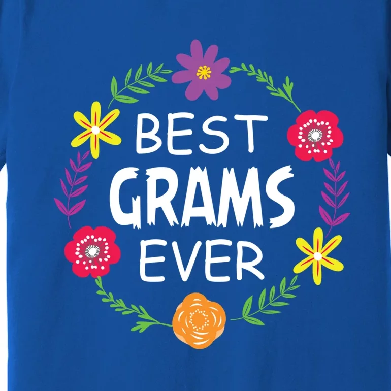 Best Grams Ever Gift For Your Loving Grandmother Mothers Day Gift Premium T-Shirt