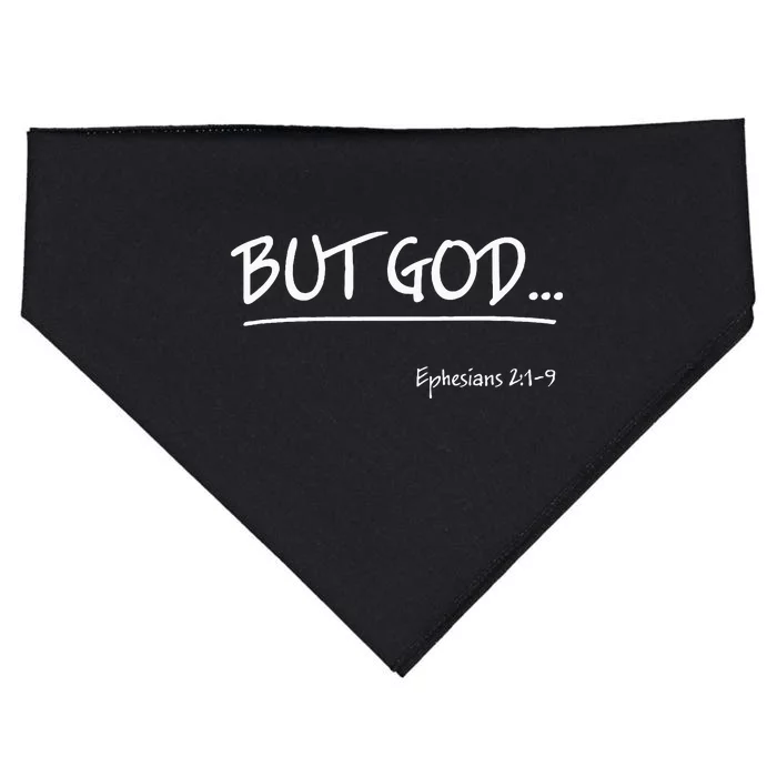 But God Ephesians 2 Christian Jesus Christ Believer USA-Made Doggie Bandana