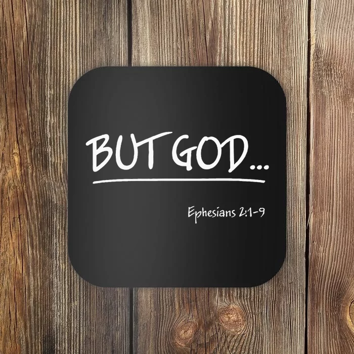 But God Ephesians 2 Christian Jesus Christ Believer Coaster