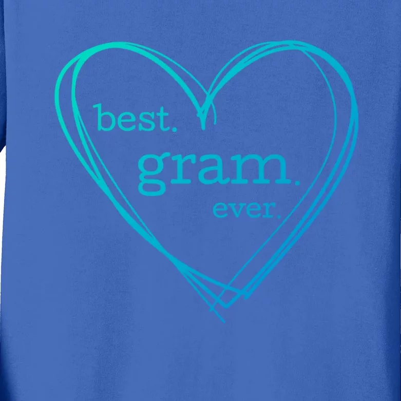 Best Gram Ever Gift (National Grandparents Day) Kids Long Sleeve Shirt