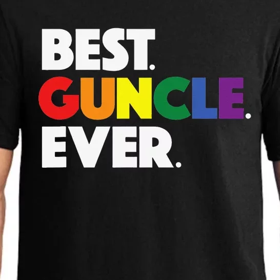 Best Guncle Ever Gift & New Baby Announcement for Gay Uncle Pajama Set