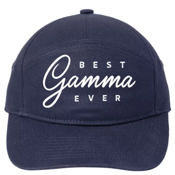 Best Gamma Ever Gift 7-Panel Snapback Hat