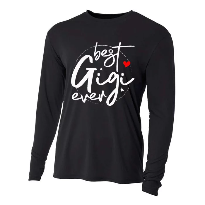 Best Gigi Ever Grandma Gigi Cooling Performance Long Sleeve Crew