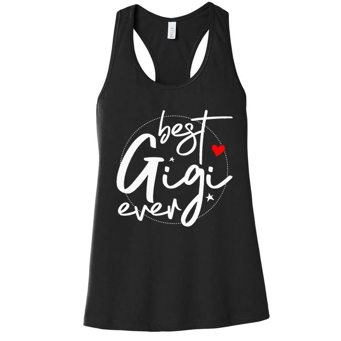 Best Gigi Ever Grandma Gigi Women's Racerback Tank