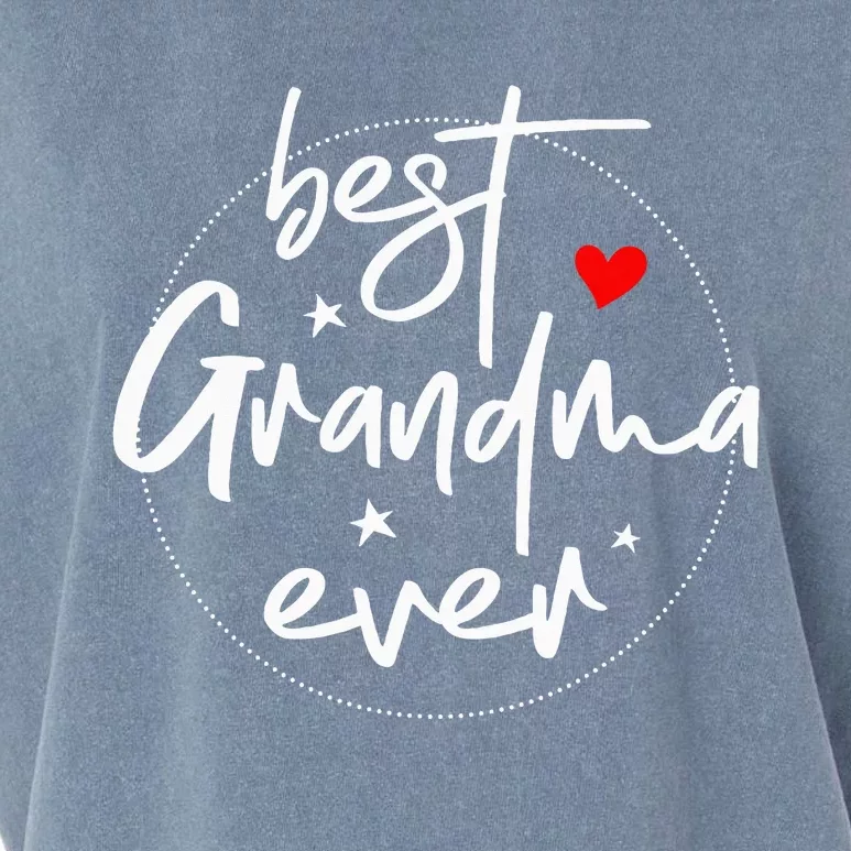 Best Grandma Ever Grandma Garment-Dyed Women's Muscle Tee