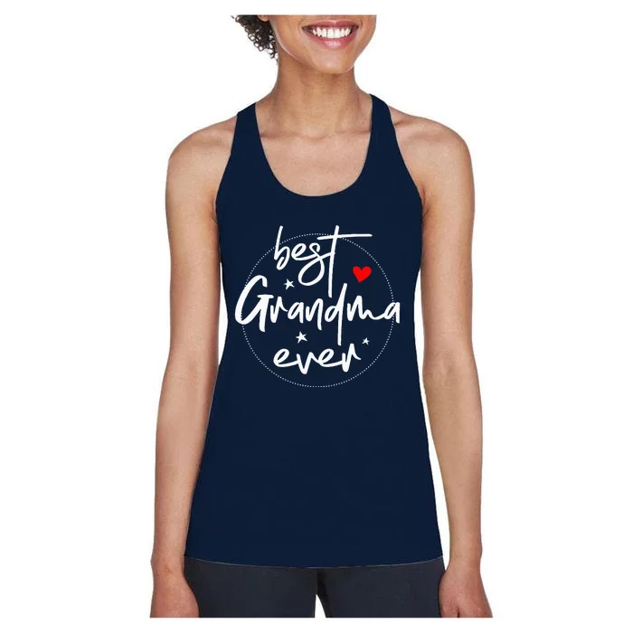 Best Grandma Ever Grandma Women's Racerback Tank