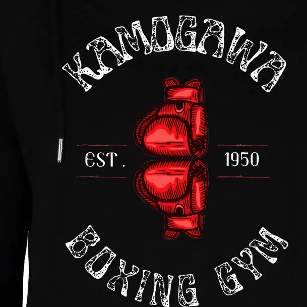 Boxing Gym Est 1950 Womens Funnel Neck Pullover Hood