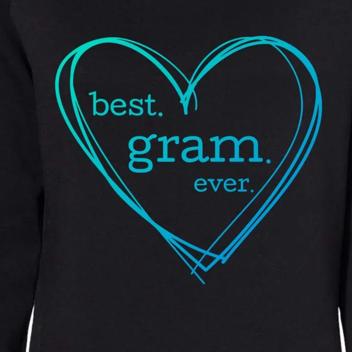 Best Gram Ever Gift (National Grandparents Day) Womens California Wash Sweatshirt