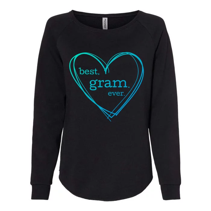 Best Gram Ever Gift (National Grandparents Day) Womens California Wash Sweatshirt