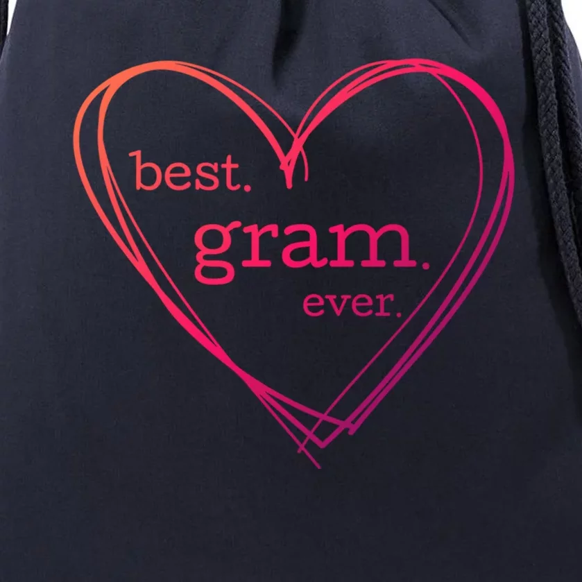 Best Gram Ever Gift (National Grandparents Day) Drawstring Bag