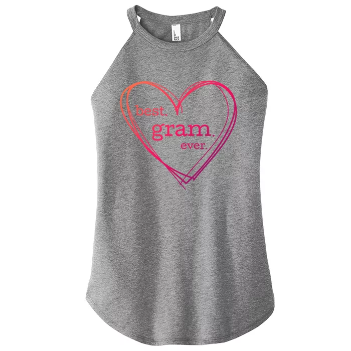 Best Gram Ever Gift (National Grandparents Day) Women’s Perfect Tri Rocker Tank