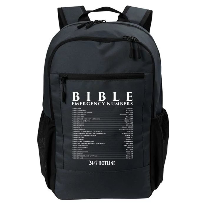 Bible Gift Emergency Verse Numbers Daily Commute Backpack