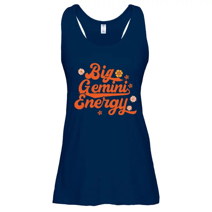 Big Gemini Energy Groovy Zodiac Sign Astrology Horoscope Ladies Essential Flowy Tank