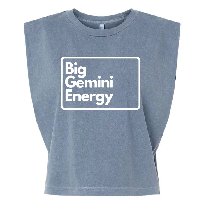 Big Gemini Energy Garment-Dyed Women's Muscle Tee