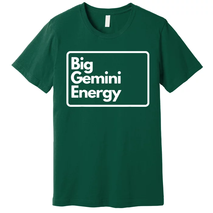 Big Gemini Energy Premium T-Shirt