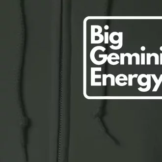 Big Gemini Energy Full Zip Hoodie