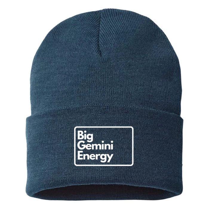 Big Gemini Energy Sustainable Knit Beanie