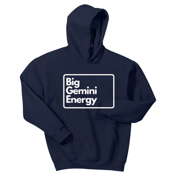 Big Gemini Energy Kids Hoodie