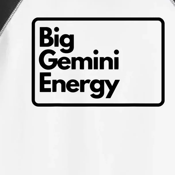 Big Gemini Energy Toddler Fine Jersey T-Shirt