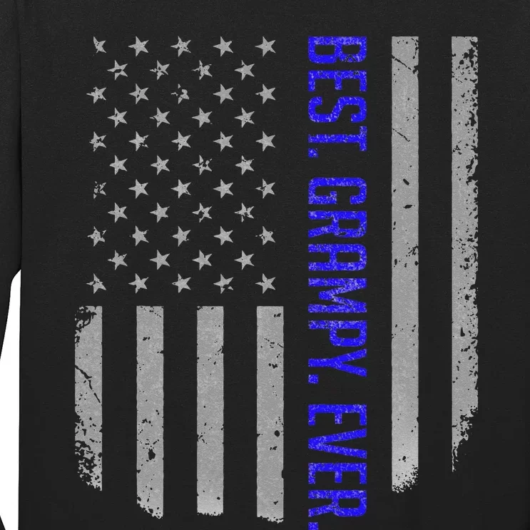 Best Grampy Ever American Flag Gifts For Fathers Day Long Sleeve Shirt