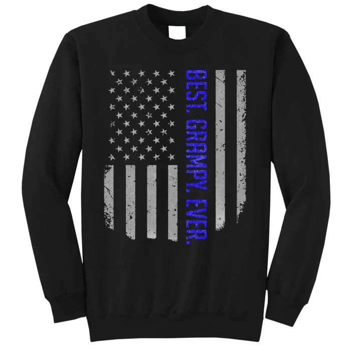 Best Grampy Ever American Flag Gifts For Fathers Day Tall Sweatshirt