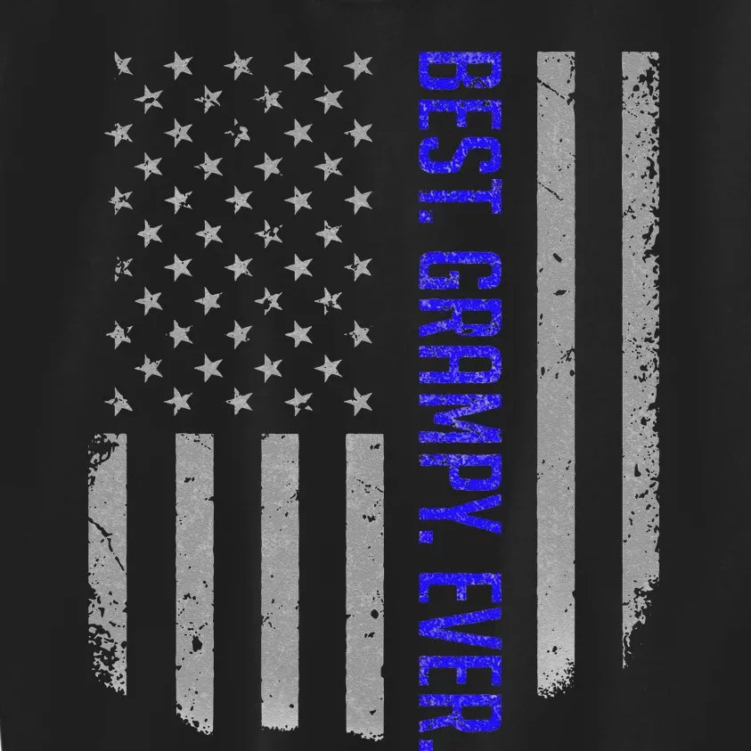 Best Grampy Ever American Flag Gifts For Fathers Day Kids Sweatshirt