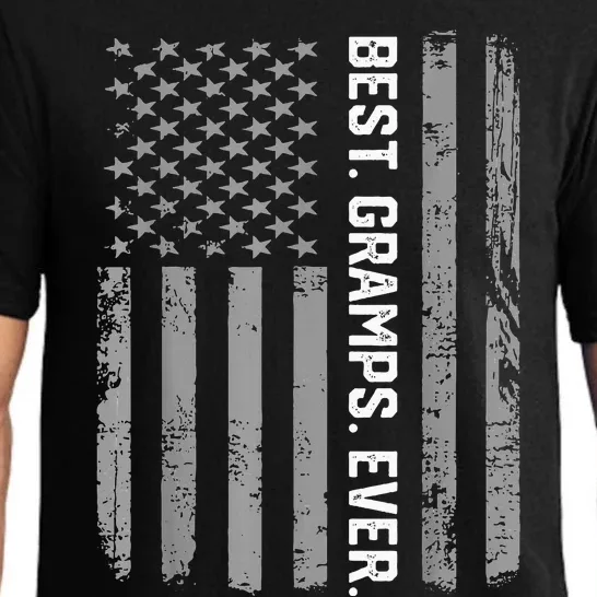 Best Gramps Ever America Flag Gift For Father's Day Pajama Set