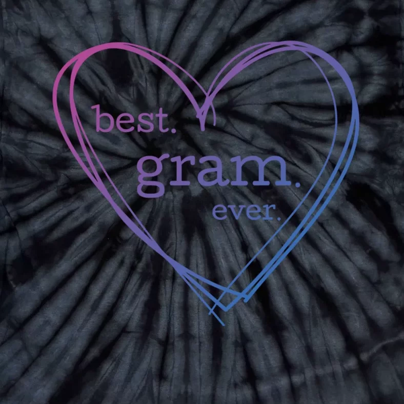 Best Gram Ever Cute Heart Tie-Dye T-Shirt