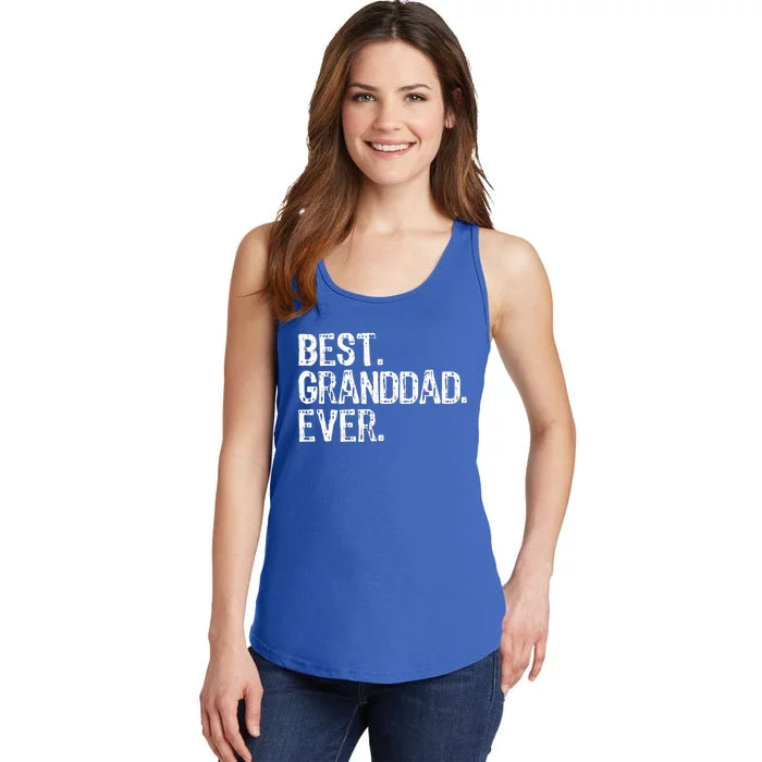 Best Granddad Ever Family Cool Granddad Ladies Essential Tank