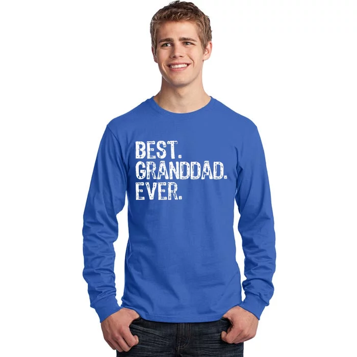 Best Granddad Ever Family Cool Granddad Tall Long Sleeve T-Shirt