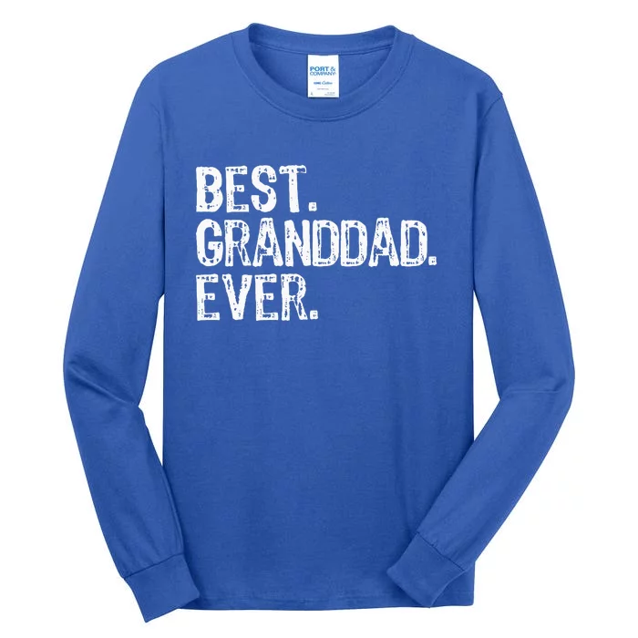 Best Granddad Ever Family Cool Granddad Tall Long Sleeve T-Shirt