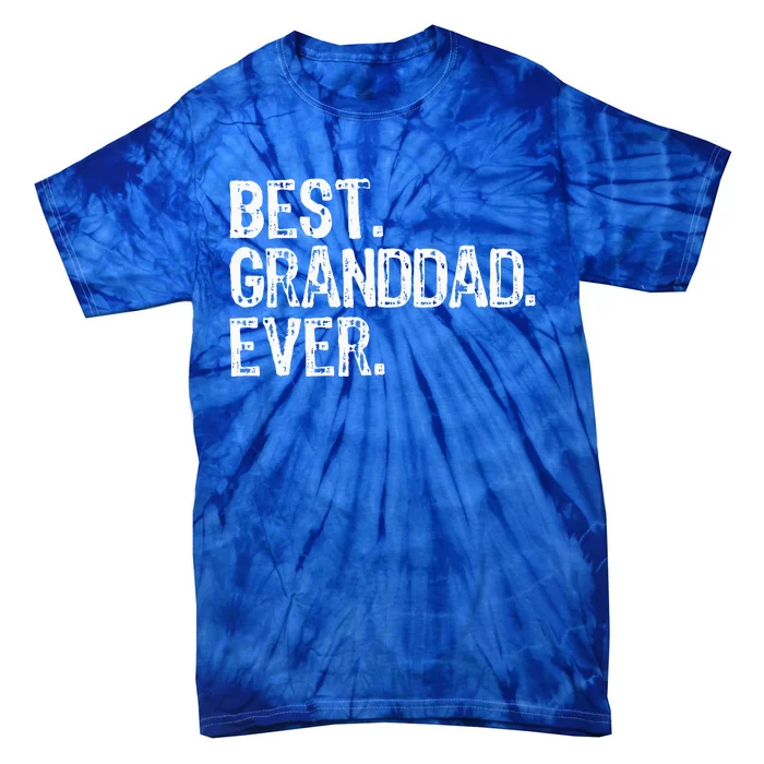 Best Granddad Ever Family Cool Granddad Tie-Dye T-Shirt