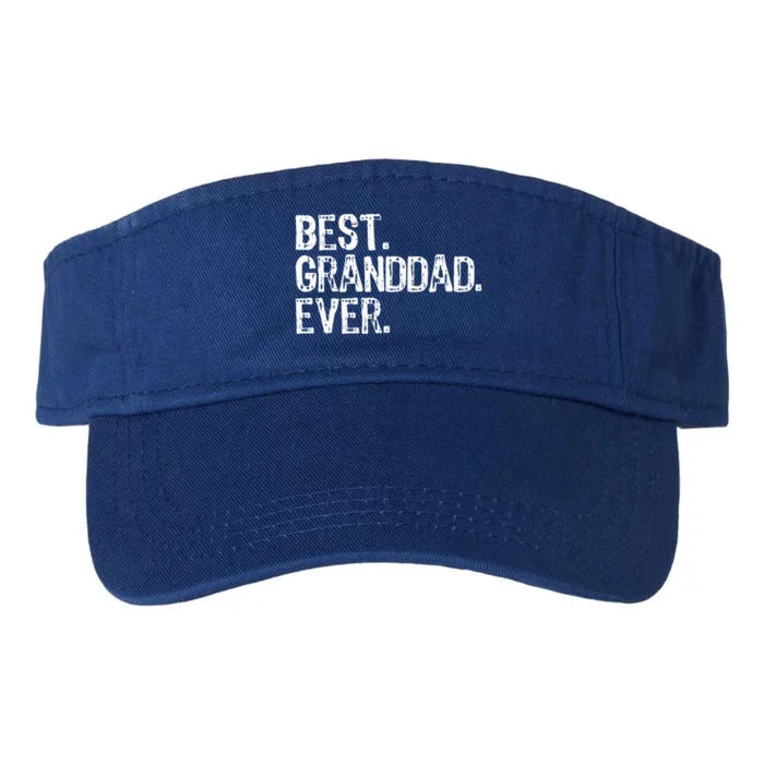 Best Granddad Ever Family Cool Granddad Valucap Bio-Washed Visor