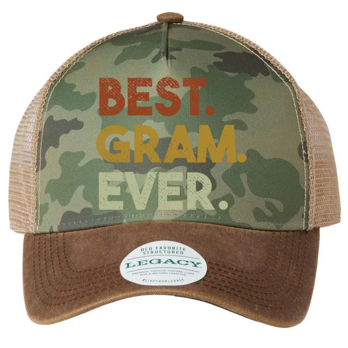 Best Gram Ever Funny Gift For Grandma Mothers Day Gift Legacy Tie Dye Trucker Hat