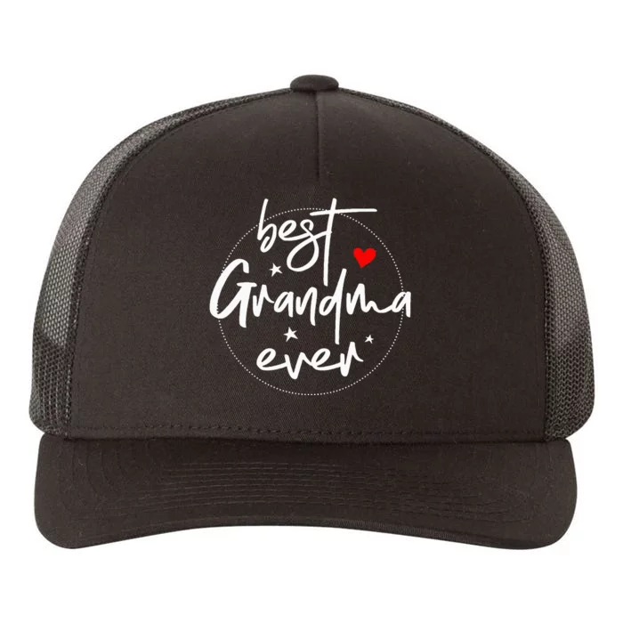 Best Grandma Ever  Grandma Yupoong Adult 5-Panel Trucker Hat