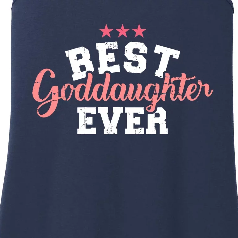 Best Goddaughter Ever Ladies Essential Tank