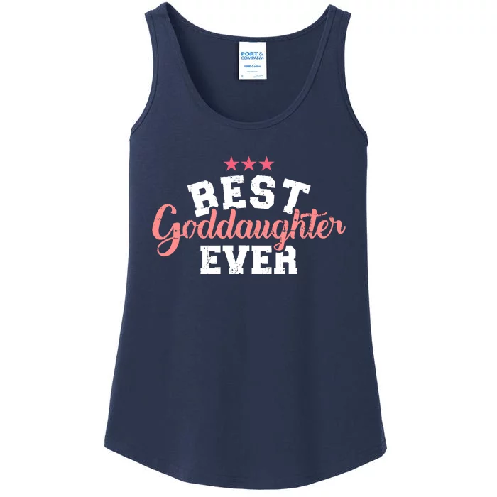 Best Goddaughter Ever Ladies Essential Tank