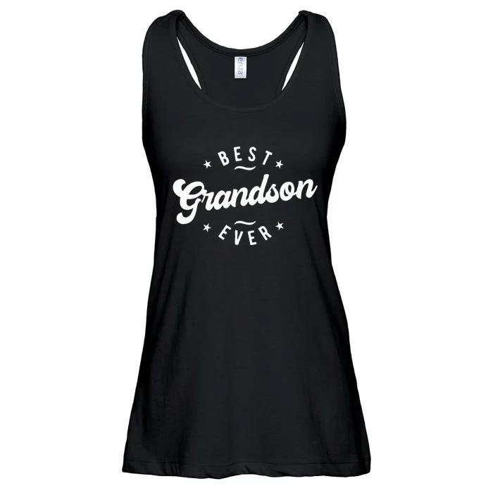 Best Grandson Ever Grandson Ladies Essential Flowy Tank