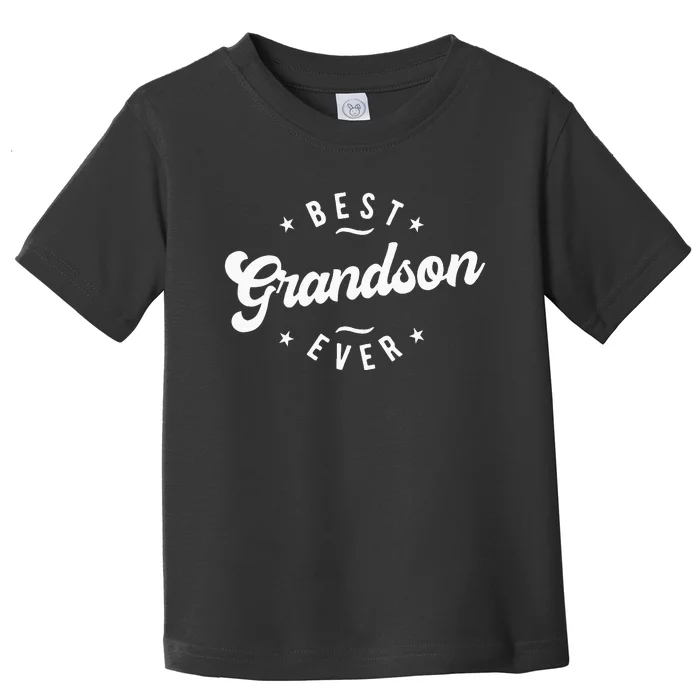 Best Grandson Ever Grandson Toddler T-Shirt