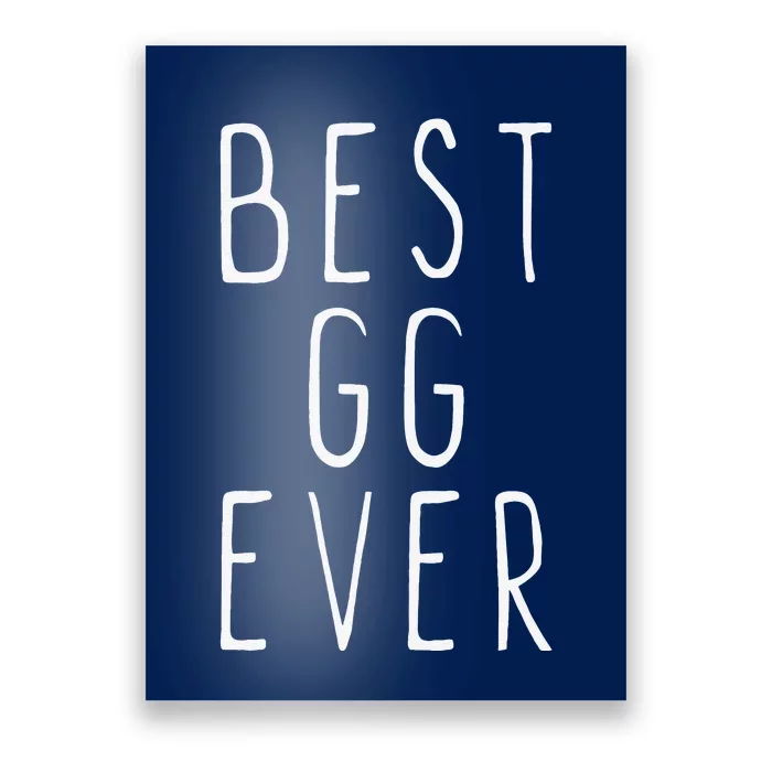 Best GG Ever Family Funny Cool Poster