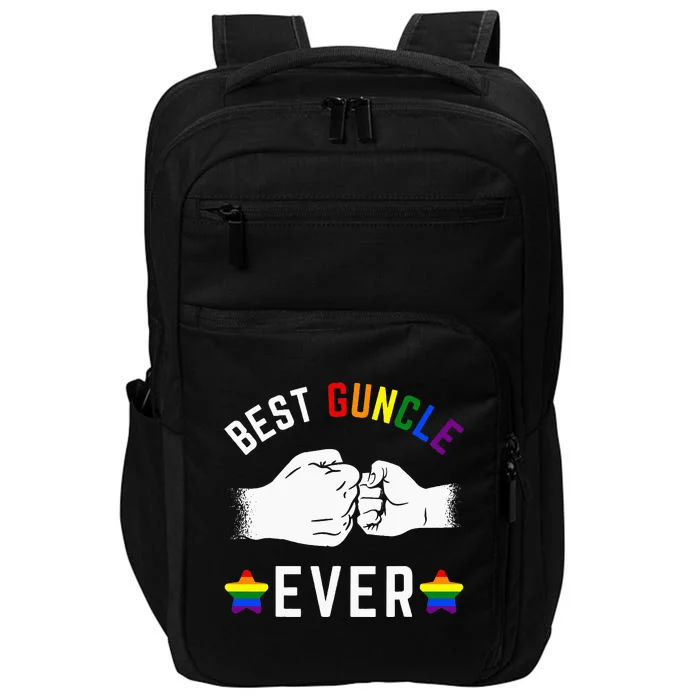 Best Guncle Ever Rainbow Pride G.A.Y Uncle Impact Tech Backpack