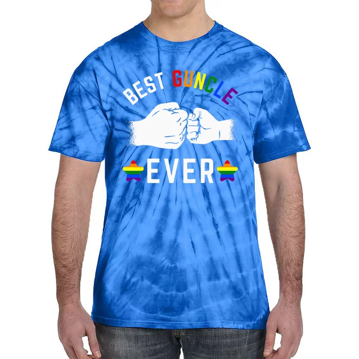 Best Guncle Ever Rainbow Pride G.A.Y Uncle Tie-Dye T-Shirt