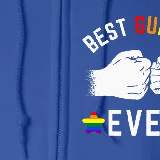 Best Guncle Ever Rainbow Pride G.A.Y Uncle Full Zip Hoodie