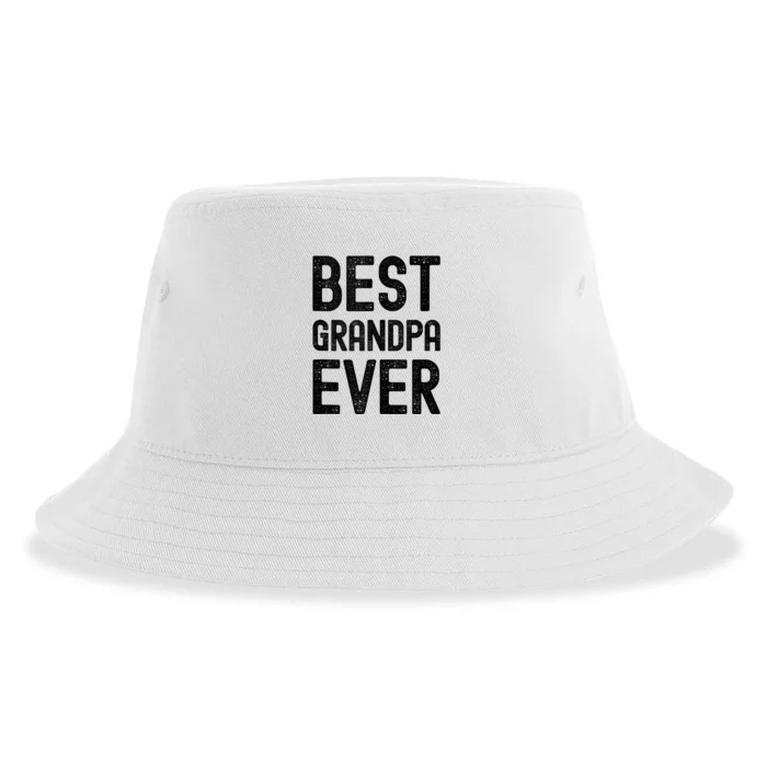 Best Grandpa Ever FatherS Day Saying For The Best Grandad Sustainable Bucket Hat