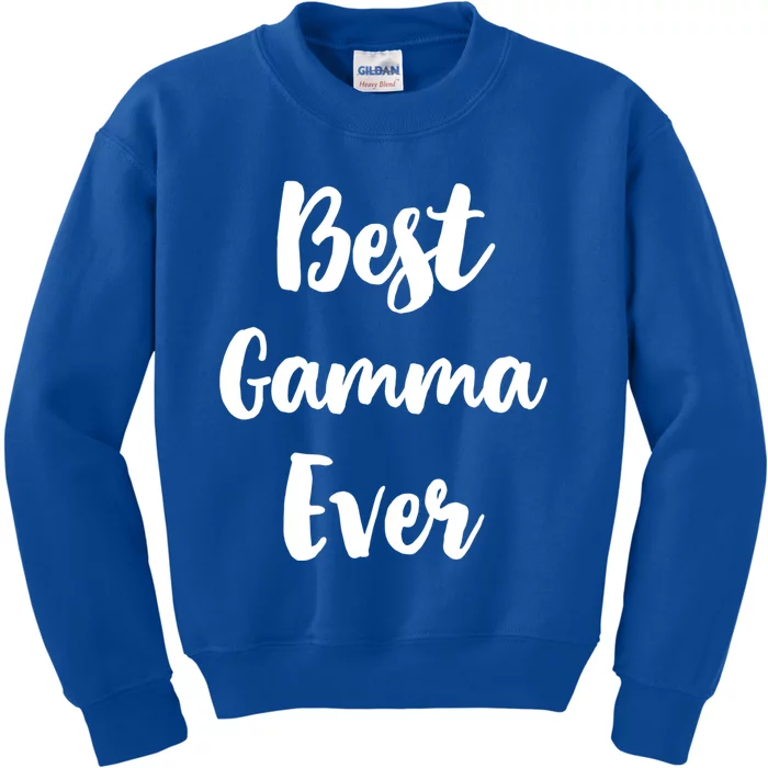 Best Gamma Ever Family Funny Cute Great Gift Kids Sweatshirt