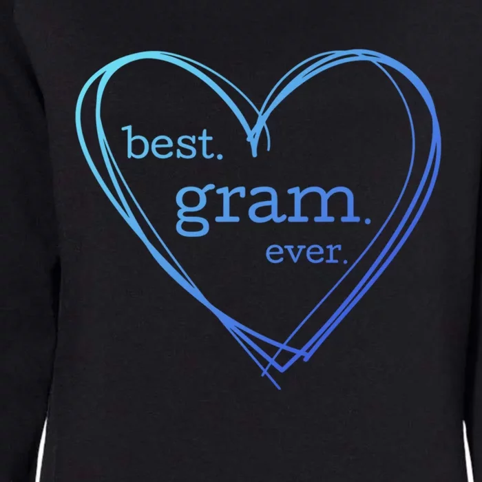 Best Gram Ever Gift (National Grandparents Day) Womens California Wash Sweatshirt