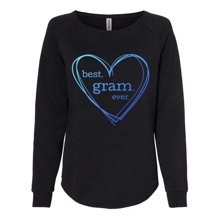 Best Gram Ever Gift (National Grandparents Day) Womens California Wash Sweatshirt