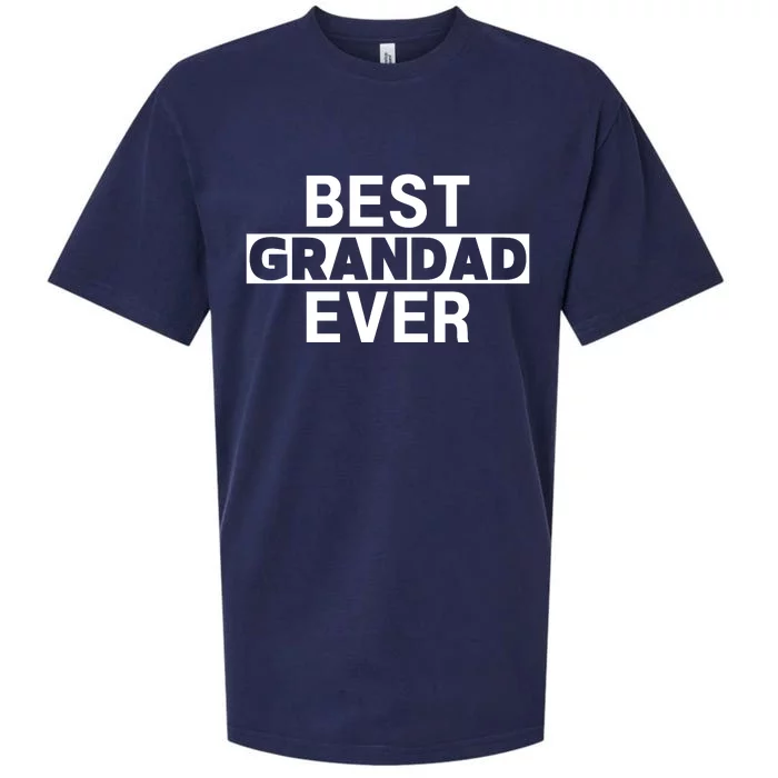 Best Grandad Ever Funny Best Grandad Ever Sueded Cloud Jersey T-Shirt